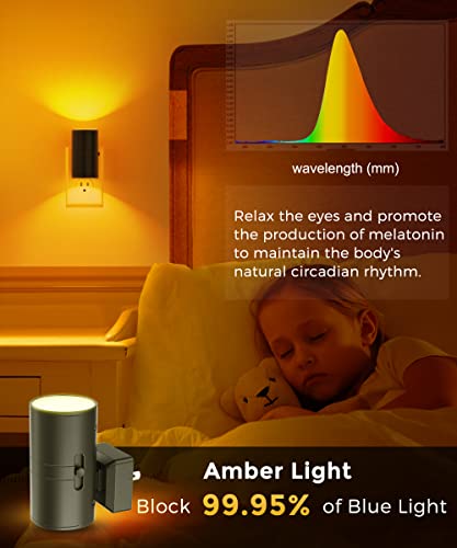 Night Light Amber Nightlight (4 Count)