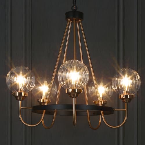 Black Gold Chandelier