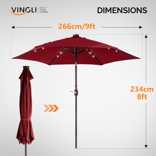 Patio Umbrella with Lights