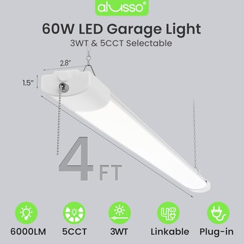 LED Shop Lights 4FT for Garage (2 Count)