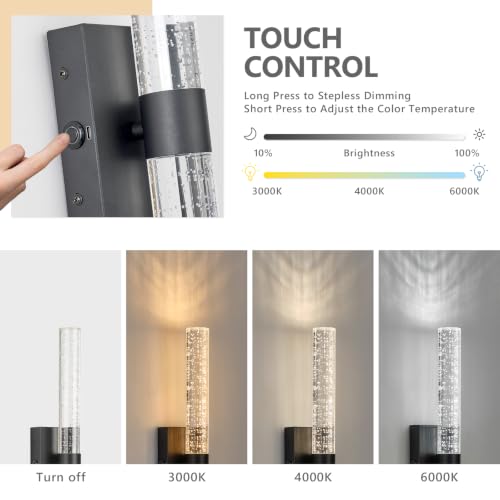 Battery Operated Wall Sconces Set of 2 (2 Count)