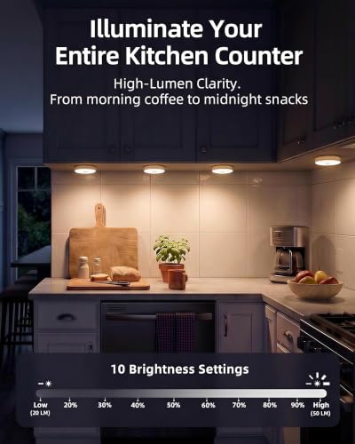 Under Cabinet Lighting with Charging Station (6 Count)