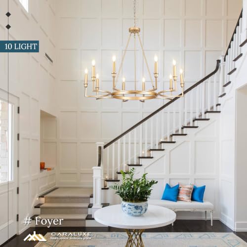 10 Light Candelabra Chandelier Living Room Gold Chandeliers 39in