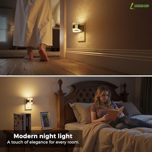 Night Light 2 Pack 3000K Bubble Night Lights Plug into Wall (2 Count)