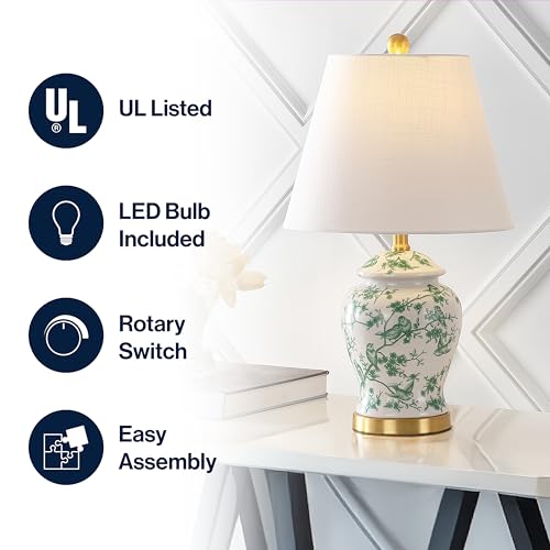 Penelope Ginger Jar 22" LED Table Lamp