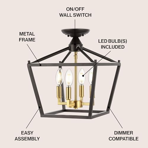 Plains 4 Light 12" Pagoda Lantern