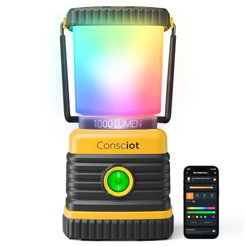Smart RGBTW Battery Powered LED Lantern with APP Control