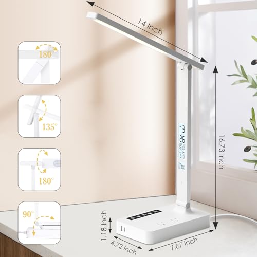 Desk Lamp with USB Charging Port