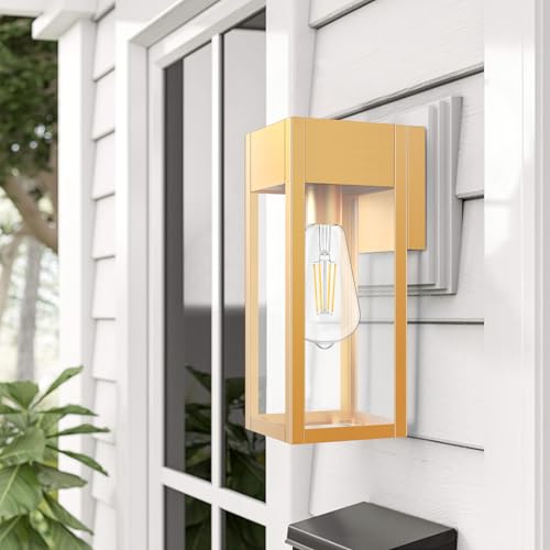Porch Lights with GFCI Outlet