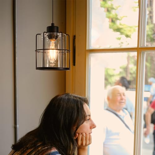 Black Plug In Pendant Light For Ceiling