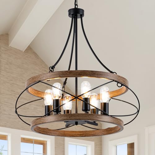 6 Light Farmhouse Chandelier