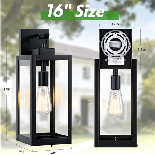 16" Outdoor Wall Lights (2 Count)