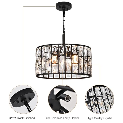 Modern Crystal Pendant Light Fixture