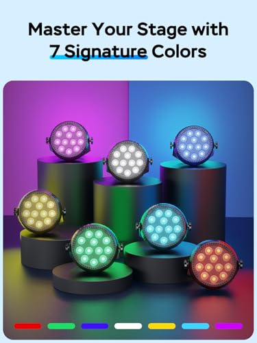 Rechargeable Mini Par Lights (12 Count)