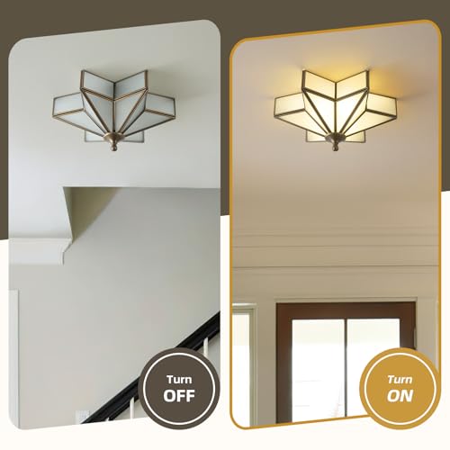 Star Vintage Bronze Ceiling Light