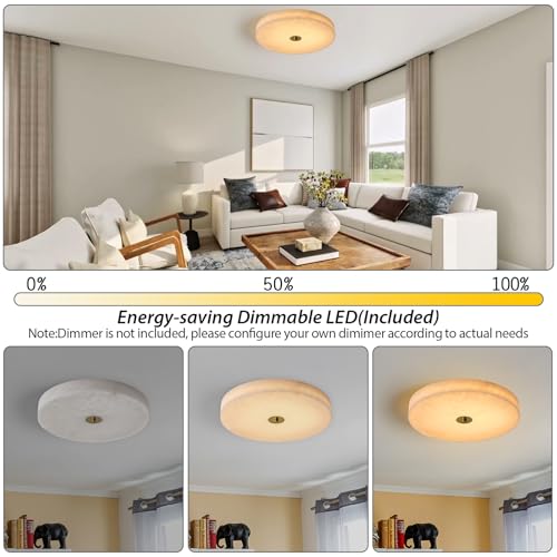 Alabaster Ceiling Light
