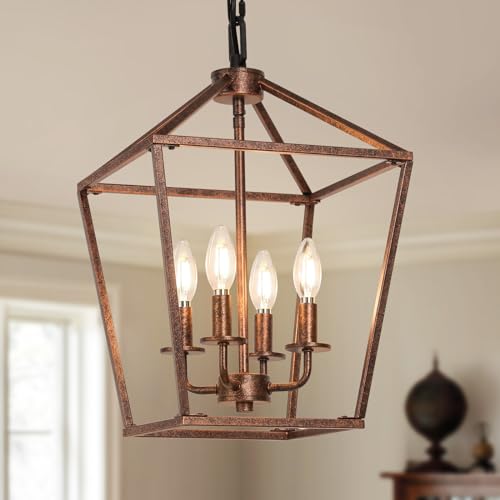 4 Light Rustic Chandelier