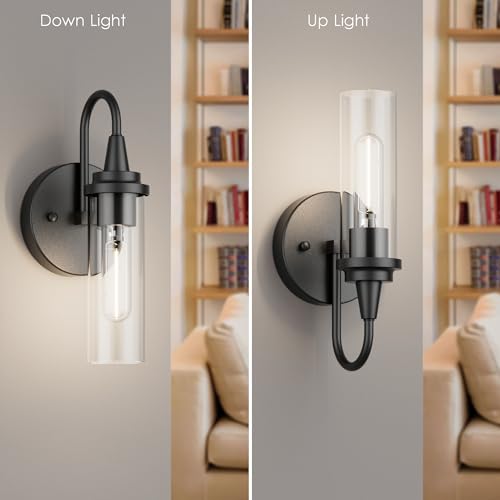 Black Wall Sconces Set of Two (2 Count)