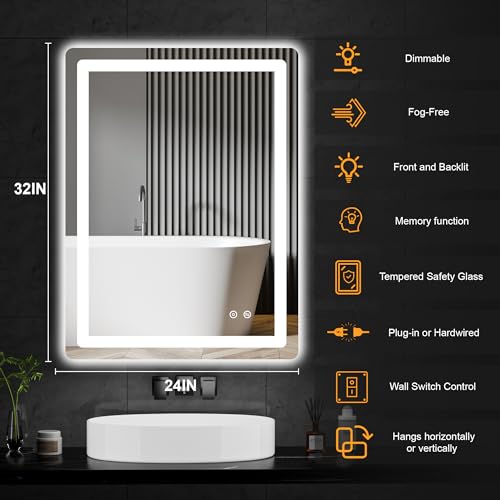 LED Bathroom Mirror with Lights