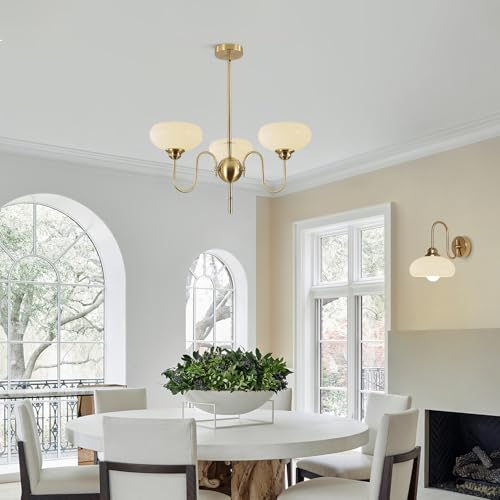 Gold and White French Chandelier Modern 3 Light Dining Room Chandelier Over Table Vintage Foyer Chandeliers Adjustable