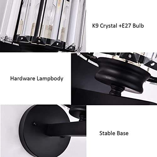 Hardwired Crystal Wall Sconces