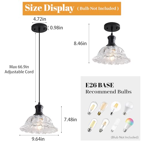 Island Lights for Kitchen 2 Pack (2 Count)