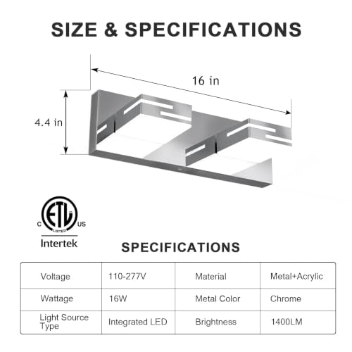 LED Modern Bathroom Vanity Light Fixtures