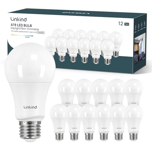 A19 LED Light Bulbs (12 Count)