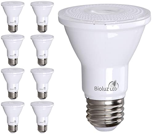 8 Pack Dimmable PAR20 5000K Daylight Floodlight Bulbs (8 Count)