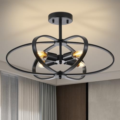 Semi Flush Mount Ceiling Light Chandelier