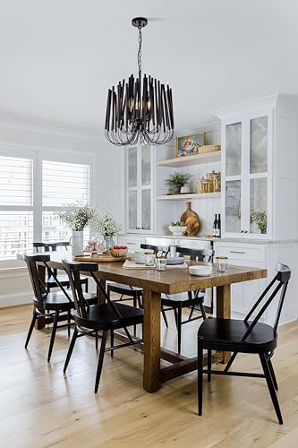 Modern Farmhouse Chandelier for Dining Room 18"