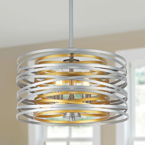 12.6'' Drum Pendant Light Fixture Hanging
