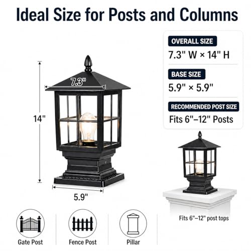 Outdoor Post Light Fixture