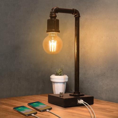 Industrial Table Lamp