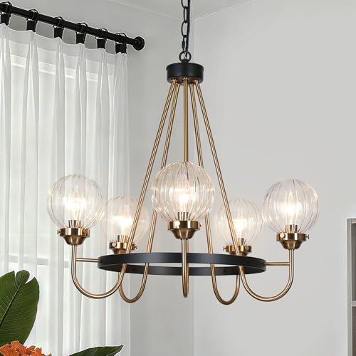 Black Gold Chandelier