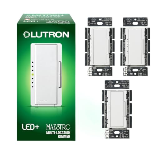 Maestro LED+ Dimmer Switch (3 Count)