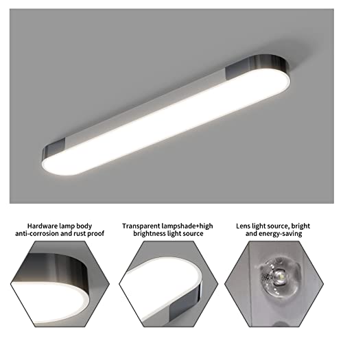 Dimmable LED Ceiling Light Modern Acrylic Linear LED Ceiling Lamp 39.4in Semi Flush Mount Wraparound Shape Lighting Fixture with Remote Control for Kitchen Dining Room