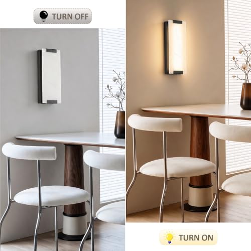 Hardwired Modern Black LED Wall Sconces Indoor Wall Light Fixtures (2 Count)