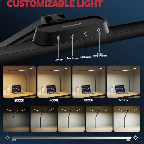 HJ3B Sunturalux LED Clamp Desk Lamp for Computer Architect
