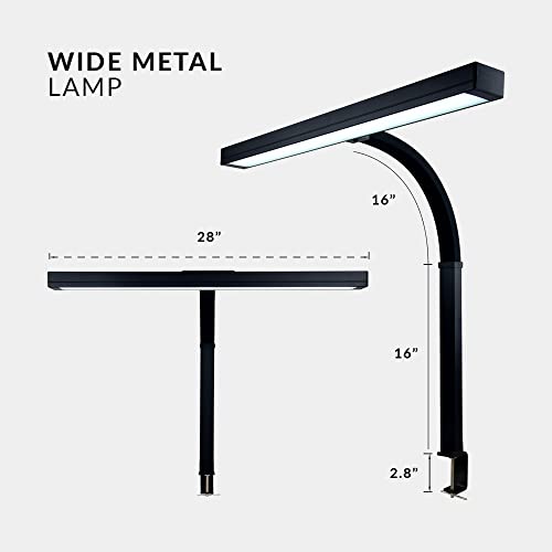 3 000 Lumens LED Desk Lamp with Clamp