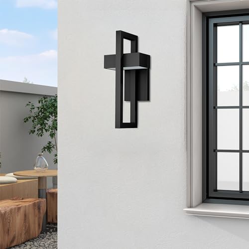 Modern Outdoor Wall Lights 3000K Integrated LED Outdoor Wall Sconces Lighting