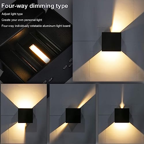 2 Pack LED 20W Outdoor Sconce Wall Lights Interior (2 Count)