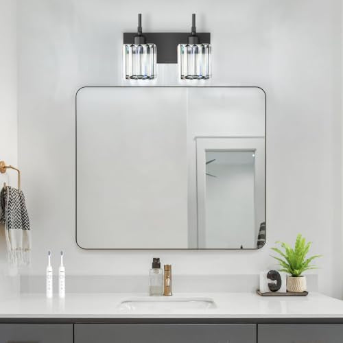 Black Vanity Light (Black / 2-Light)