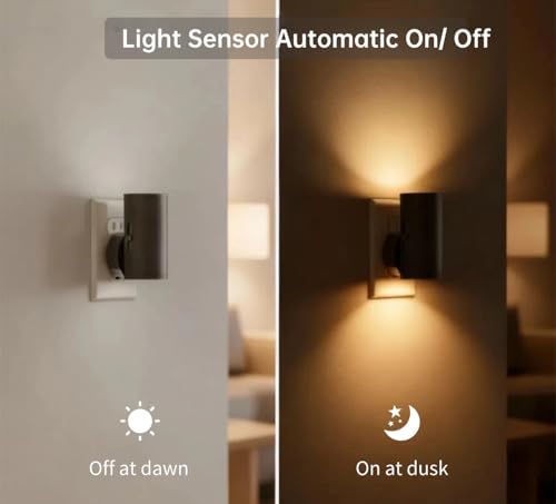 LED Night Lights Plug into Wall 2 Pack (2 Count)