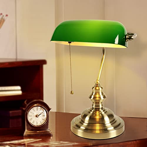 Green Bankers Lamp