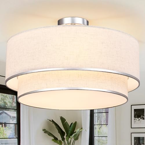 20 Inch Semi Flush Mount Ceiling Light