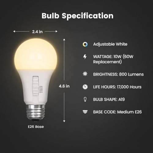 A19 LED Light Bulb (6 Count)