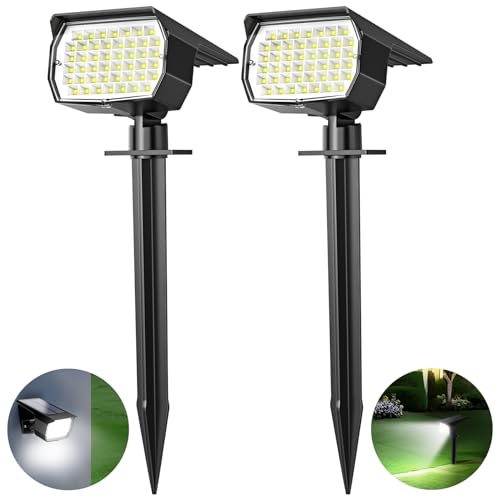 Solar Spot Lights Outdoor 2 Pack (2 Count)