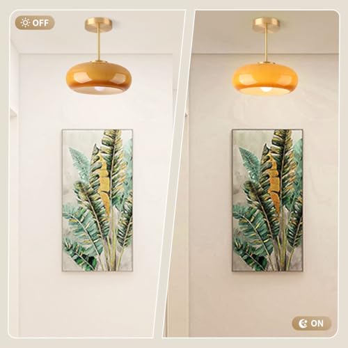 Brass Modern Hallway Ceiling Light