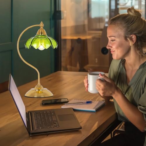 Glass Beside Table Lamp for Bedroom
